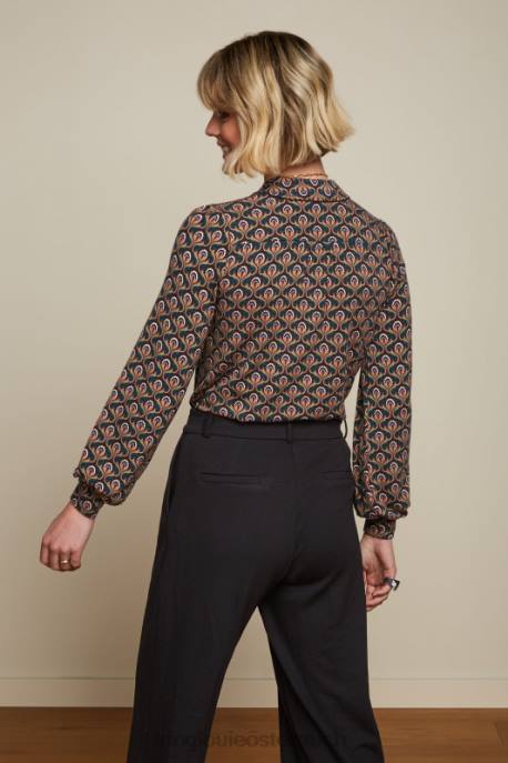 Bekleidung bei King Louie Frauen Maisie Bluse Jubiläum Libellengrün 8LT0128