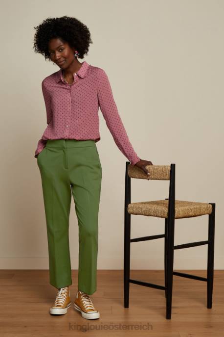 Bekleidung bei King Louie Frauen Sophia-Bluse la belle Mesa-Rosa 8LT0120