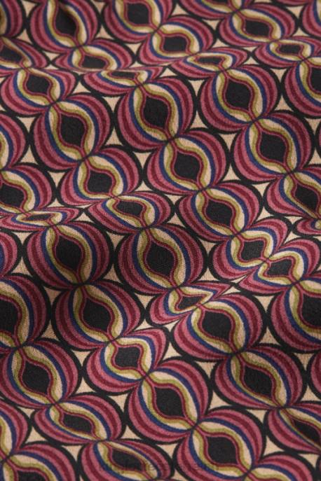 Bekleidung bei King Louie Frauen Tex-Bluse Hoopah Mesa-Rosa 8LT0119