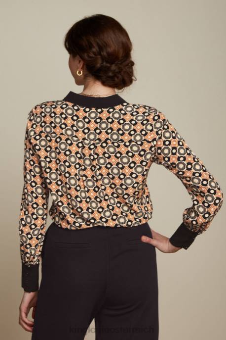 Bekleidung bei King Louie Frauen Winona Bluse Ozzy Marzipan 8LT0117