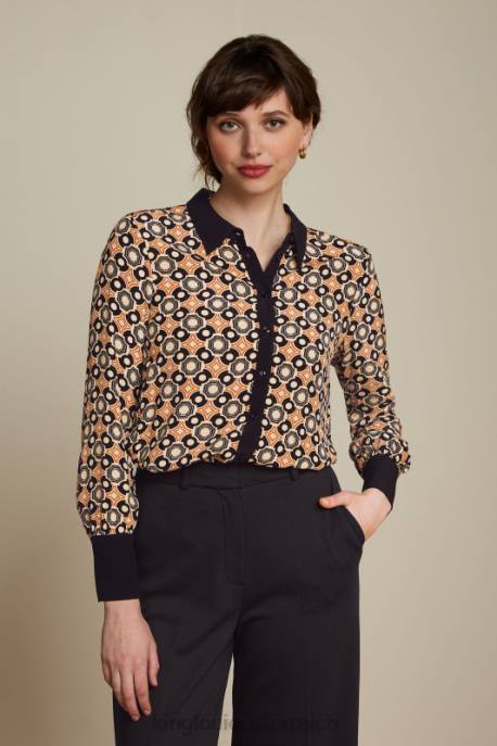 Bekleidung bei King Louie Frauen Winona Bluse Ozzy Marzipan 8LT0117