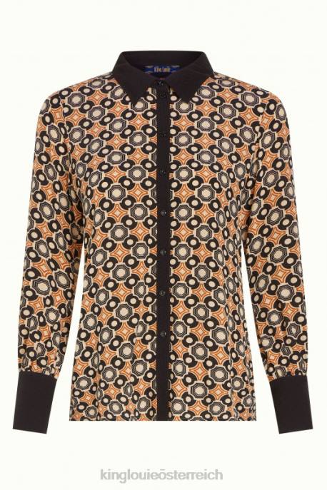 Bekleidung bei King Louie Frauen Winona Bluse Ozzy Marzipan 8LT0117