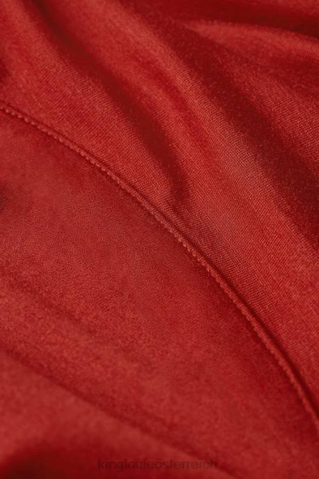 Bekleidung bei King Louie Frauen carina bluse ecovero licht Sienarot 8LT0140