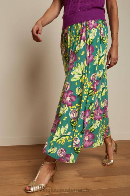 Bekleidung bei King Louie Frauen Emma Maxirock Guave rauchgrün 8LT0158