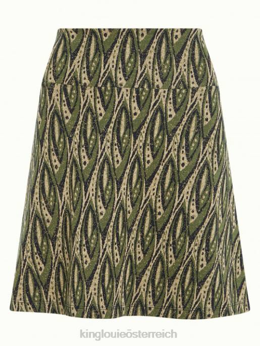 Bekleidung bei King Louie Frauen Grenzrock-Sieg Blau 8LT0150