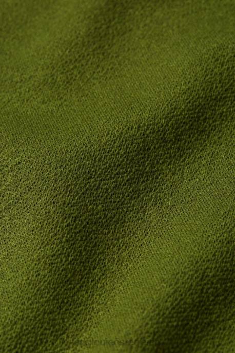 Bekleidung bei King Louie Frauen Juno-Rock aus Milano-Krepp olivgrün 8LT0165