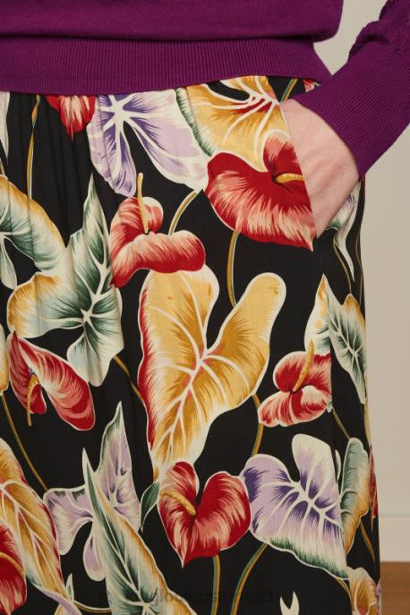 Bekleidung bei King Louie Frauen Layla Rock Marmora Schwarz 8LT0157