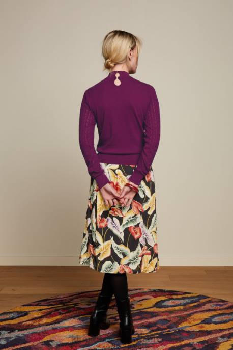 Bekleidung bei King Louie Frauen Layla Rock Marmora Schwarz 8LT0157