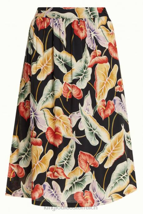 Bekleidung bei King Louie Frauen Layla Rock Marmora Schwarz 8LT0157