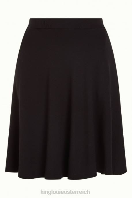 Bekleidung bei King Louie Frauen Serena Rock Milano Crêpe Schwarz 8LT0142