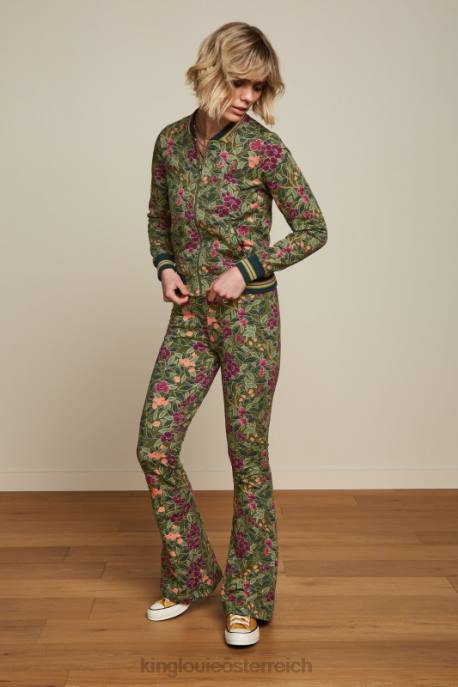 Bekleidung bei King Louie Frauen Bessie Jacke Bellevue olivgrün 8LT0185