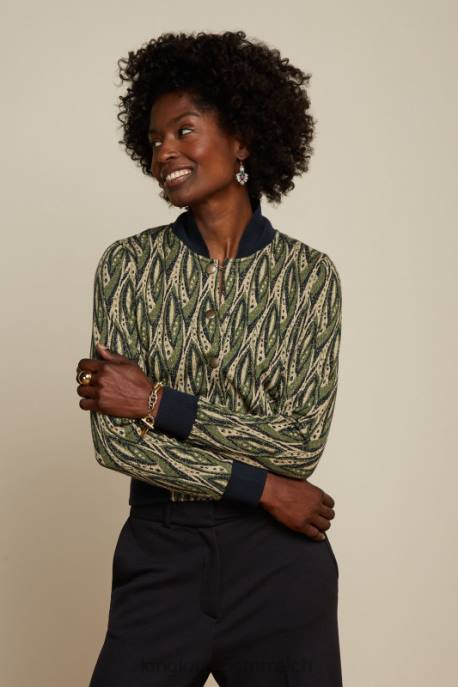 Bekleidung bei King Louie Frauen Cleo-Jackensieg Blau 8LT0184