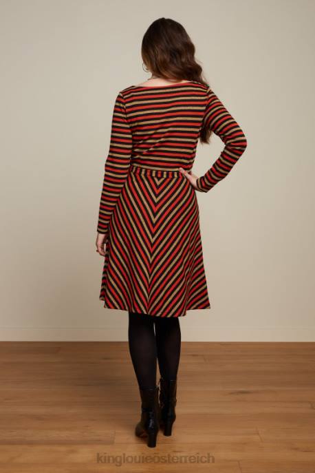 Bekleidung bei King Louie Frauen Betty Dress Spritz würzige Orange 8LT024