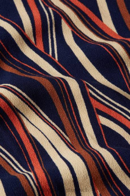 Bekleidung bei King Louie Frauen Betty Kleid Merrill Blau 8LT016