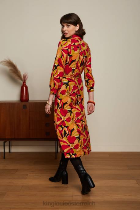 Bekleidung bei King Louie Frauen Carina Kleid liebe Schwarz 8LT012