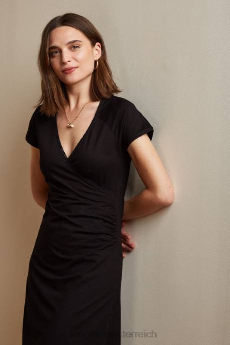 Bekleidung bei King Louie Frauen Crossdress Ecovero Classic Schwarz 8LT032