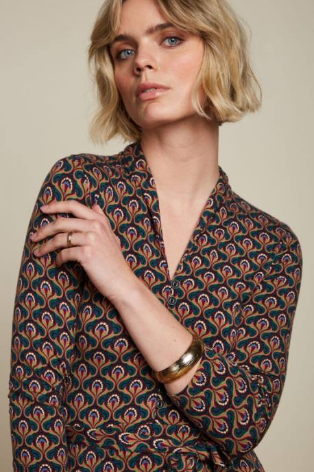 Bekleidung bei King Louie Frauen Emmy-Jubiläumskleid Libellengrün 8LT028