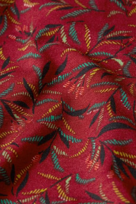 Bekleidung bei King Louie Frauen Emmy Kleid Vinti Kirschrot 8LT05