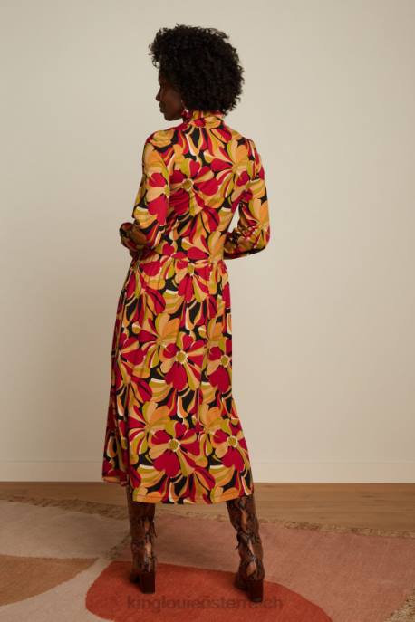 Bekleidung bei King Louie Frauen Ich liebe das Kleid von Violetta Schwarz 8LT013