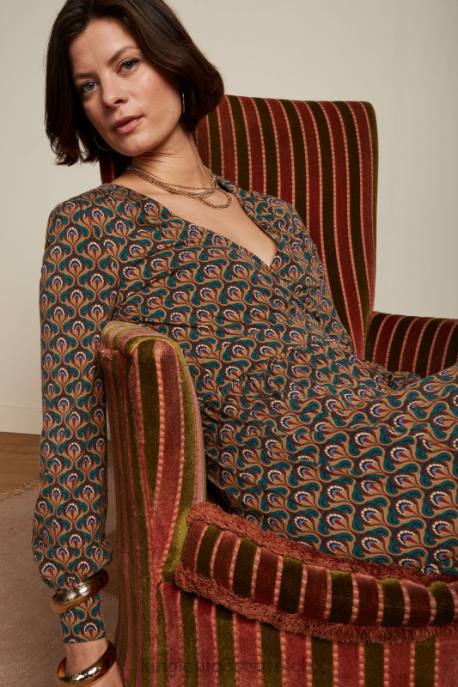 Bekleidung bei King Louie Frauen Loretta-Kleid zum Jubiläum Libellengrün 8LT027