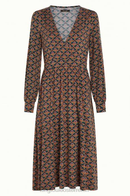 Bekleidung bei King Louie Frauen Loretta-Kleid zum Jubiläum Libellengrün 8LT027