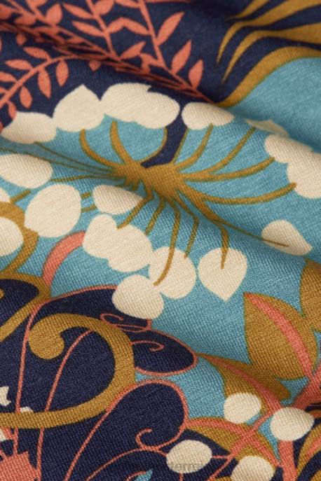 Bekleidung bei King Louie Frauen Maisie-Kleid Nachtigall Blau 8LT011