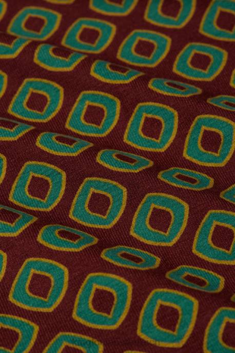 Bekleidung bei King Louie Frauen Sheeva-Kleid staubig Cabernet-Rot 8LT022