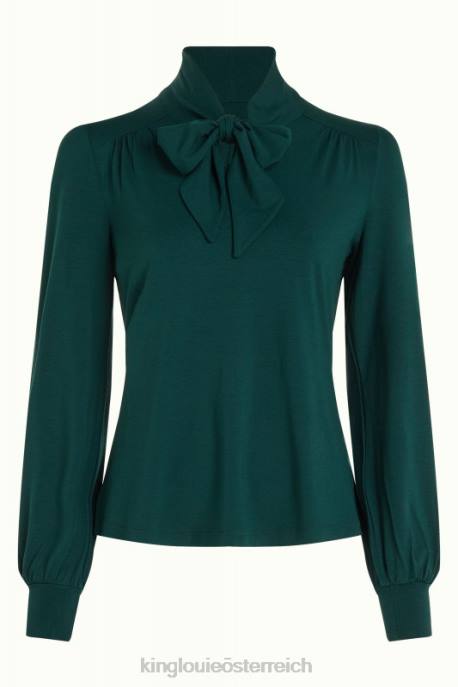 Bekleidung bei King Louie Frauen Amalia Top Ecovero Licht Kieferngrün 8LT036
