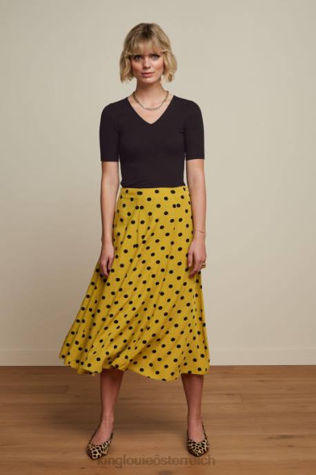 Bekleidung bei King Louie Frauen Carice V Top Uni Rib Schwarz 8LT098