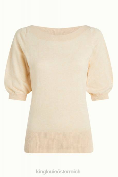 Bekleidung bei King Louie Frauen Efeu-Top-Kokon Creme 8LT093