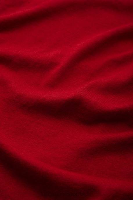 Bekleidung bei King Louie Frauen Efeu-Top-Kokon Symbol rot 8LT096