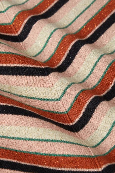 Bekleidung bei King Louie Frauen Efeu-Top, Lapisstreifen Schwarz 8LT061