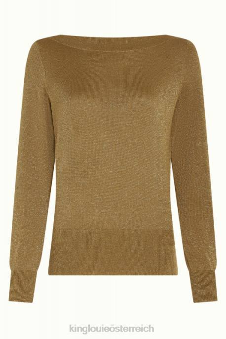 Bekleidung bei King Louie Frauen Efeuspitze Lapis goldbraun 8LT069