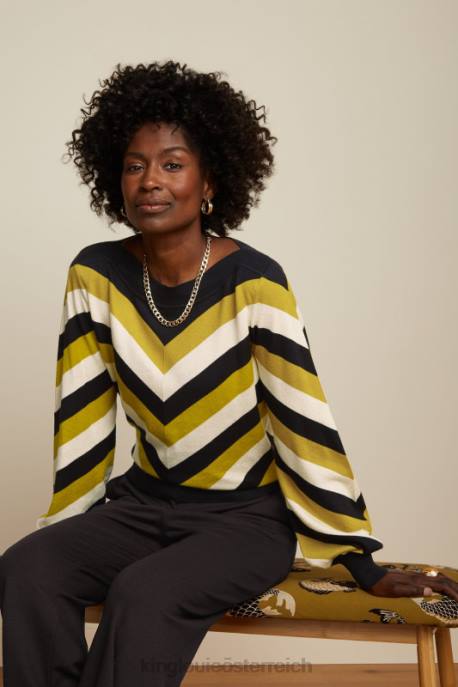 Bekleidung bei King Louie Frauen Erin Bell Top Lutz Currygelb 8LT059