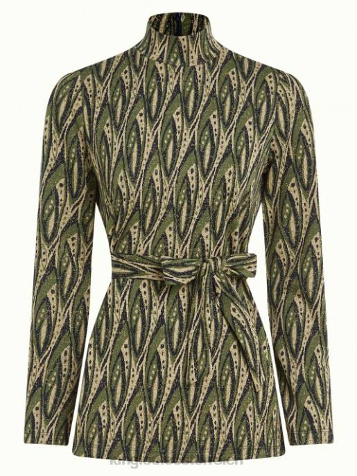 Bekleidung bei King Louie Frauen Heloisa Tunika Top Victory Blau 8LT040