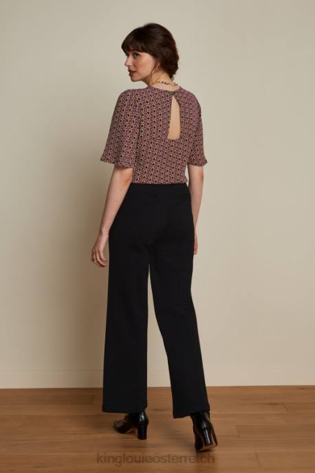 Bekleidung bei King Louie Frauen Lizzy Top Hoopah Mesa-Rosa 8LT041