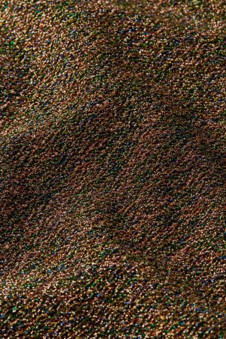 Bekleidung bei King Louie Frauen Lizzy Top Karussell Lurex Gold 8LT033