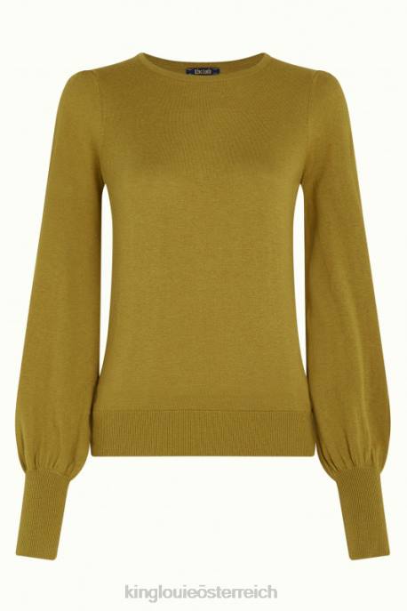 Bekleidung bei King Louie Frauen Maya-Top-Kokon Currygelb 8LT073