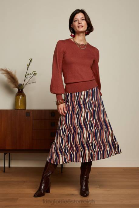 Bekleidung bei King Louie Frauen Maya-Top-Kokon Patinabraun 8LT076