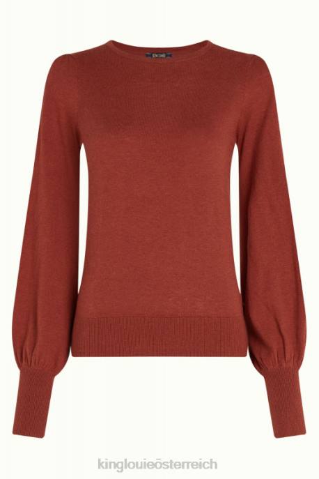 Bekleidung bei King Louie Frauen Maya-Top-Kokon Patinabraun 8LT076