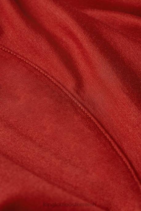 Bekleidung bei King Louie Frauen Sarah Top Ecovero Licht Sienarot 8LT0109