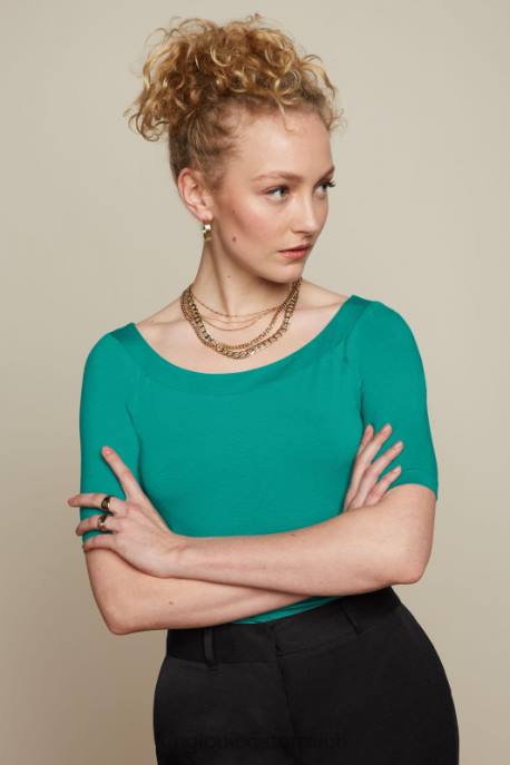 Bekleidung bei King Louie Frauen Sarah Top Ecovero Licht wassergrün 8LT0107