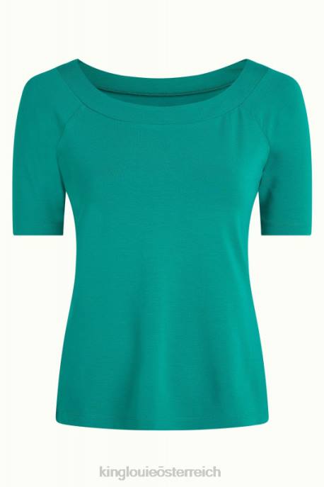 Bekleidung bei King Louie Frauen Sarah Top Ecovero Licht wassergrün 8LT0107