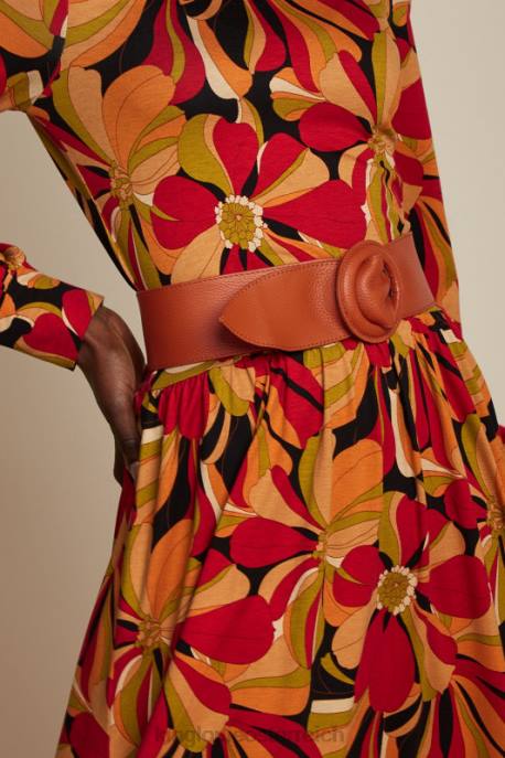 Zubehörteil bei King Louie Frauen breiter Gürtel Karamell 8LT0198