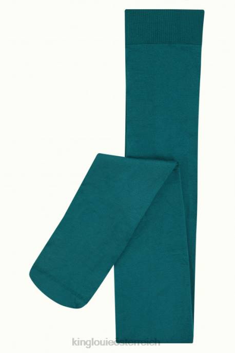 Zubehör bei King Louie Frauen Strumpfhosen solide Libellengrün 8LT0191