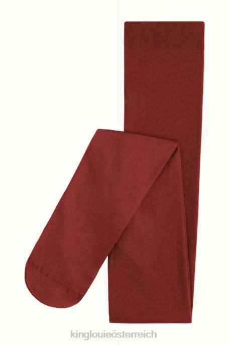 Zubehör bei King Louie Frauen Strumpfhosen solide Pekannussbraun 8LT0196