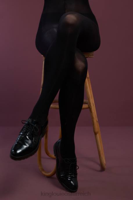 Zubehör bei King Louie Frauen Strumpfhosen solide Schwarz 8LT0190