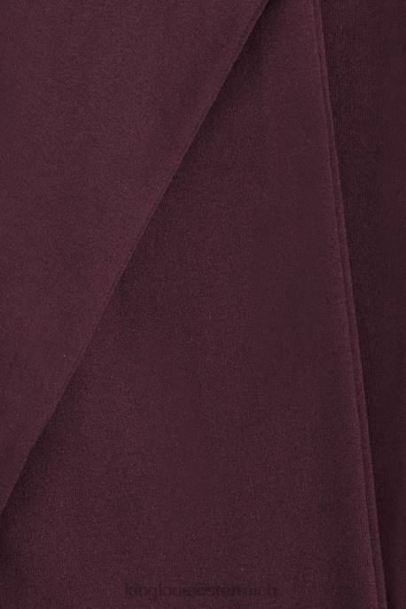 Zubehör bei King Louie Frauen Strumpfhosen solide Traubenrot 8LT0189